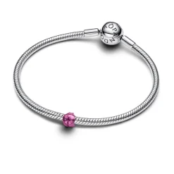 Pandora Moments Pink Ladybird Mini hela, hopea, 794905C01