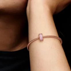 Pandora Moments Pink Pavé lukkopala, ruusukullattu, 781817PCZ