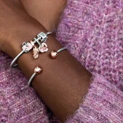 Pandora Moments Pink Travel Bag hela, hopea, 798063EN124