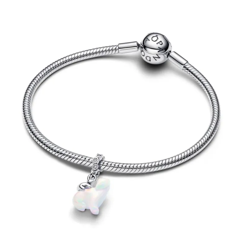 Pandora Moments Polar Bear Mother & Cub hela, hopea, 794243C01