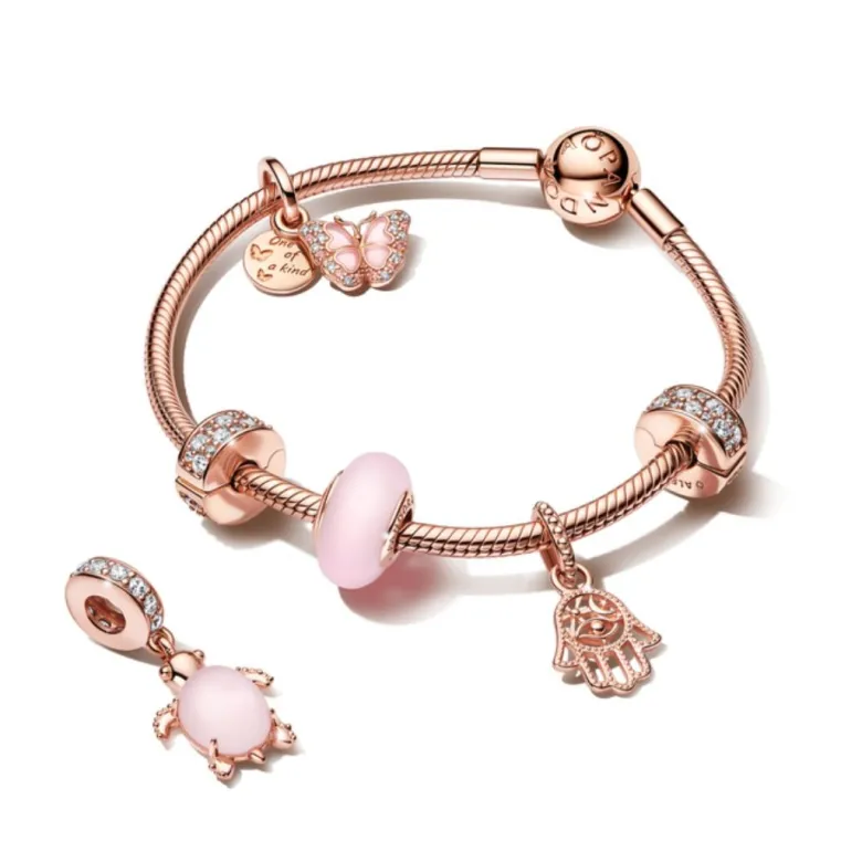 Pandora Moments Protective Hamsa Hand hela, ruusukullattu, 789144C00