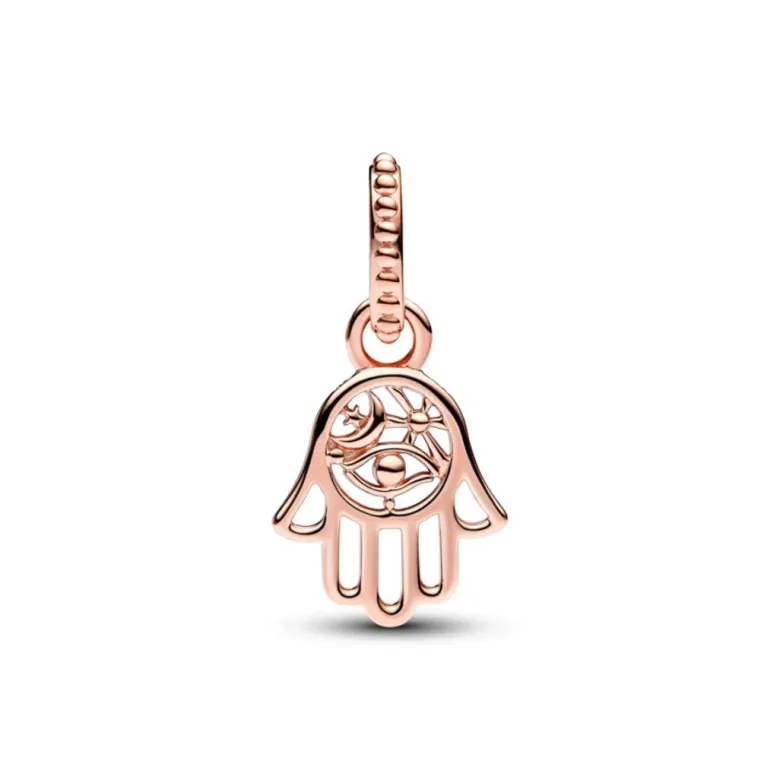 Pandora Moments Protective Hamsa Hand hela, ruusukullattu, 789144C00