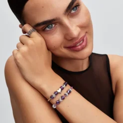 Pandora Moments Purple Infinity Mini hela, hopea, 794909C01