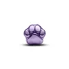 Pandora Moments Purple Paw Mini hela, hopea, 794782C01