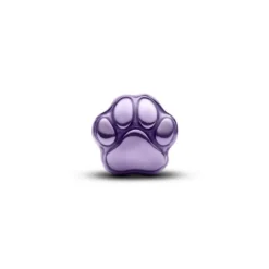 Pandora Moments Purple Paw Mini hela, hopea, 794782C01