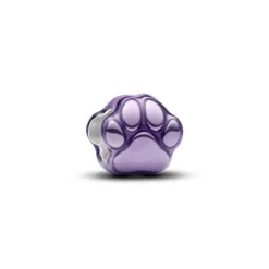 Pandora Moments Purple Paw Mini hela, hopea, 794782C01