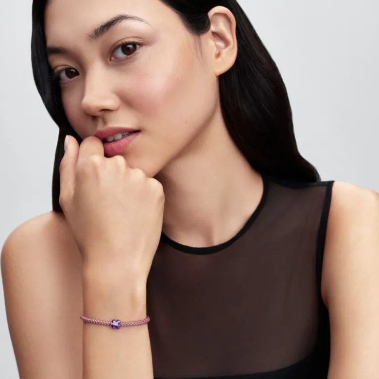 Pandora Moments Purple Puzzle Piece Mini hela, hopea, 794816C02