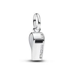 Pandora Moments Referee Whistle hela, hopeaa, 794713C01