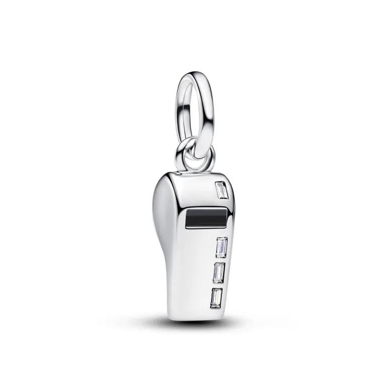 Pandora Moments Referee Whistle hela, hopeaa, 794713C01