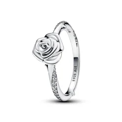 Pandora Moments Rose in Bloom sormus, hopea, 193215C01