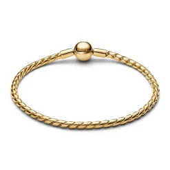 Pandora Moments Round Clasp Wing Chain rannekoru, keltakullattu, 564028C00