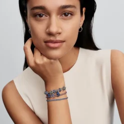 Pandora Moments Royal Blue Stone lukkopala, hopeaa, 794700C01
