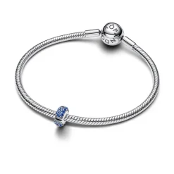 Pandora Moments Royal Blue Stone lukkopala, hopeaa, 794700C01