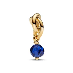 Pandora Moments September Blue Eternity Circle hela, keltakullattu, 763462C09