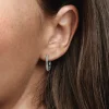 Pandora Moments Small Charm Hoop rengaskorvakorut, hopea, 292728C00