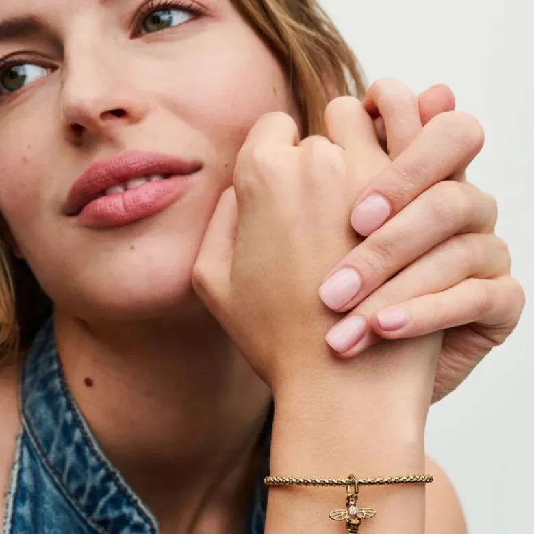 Pandora Moments Sparkling Bee Dangle hela, keltakullattu, 762672C01