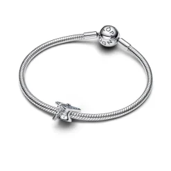 Pandora Moments Sparkling Blue 2026 Graduation Cap hela, hopea, 794461C01