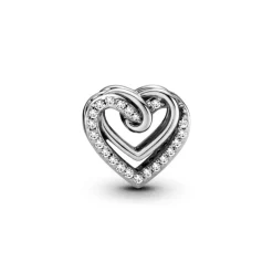Pandora Moments Sparkling Entwined Hearts hela, hopea, 799270C01