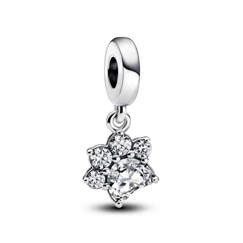 Pandora Moments Sparkling Pet Paw Print Dangle hela, hopea, 792247C01