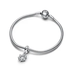 Pandora Moments Sparkling Pet Paw Print Dangle hela, hopea, 792247C01