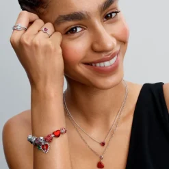 Pandora Moments Sparkling Rose in Bloom hela, hopea, 793201C02