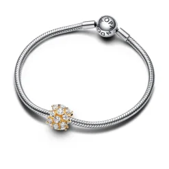 Pandora Moments Sparkling Round hela, keltakullattu, 763234C01