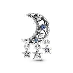 Pandora Moments Star & Crescent Moon hela, hopea, 799643C01