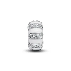 Pandora Moments Stones & Enamel lukkopala, hopea, 793785C01