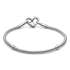Pandora Moments Studded Chain rannekoru, hopea, 592453C00