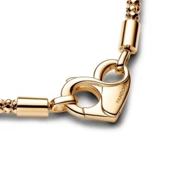 Pandora Moments Studded Chain rannekoru, keltakullattu, 562731C00