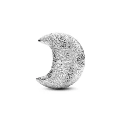 Pandora Moments Textured Moon mini hela, hopea, 794054C00