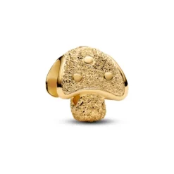 Pandora Moments Textured Mushroom mini hela, keltakullattu, 764048C00