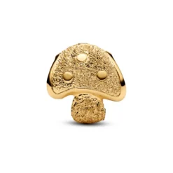 Pandora Moments Textured Mushroom mini hela, keltakullattu, 764048C00