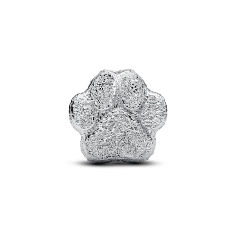 Pandora Moments Textured Paw mini hela, hopea, 794043C00