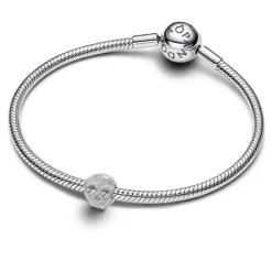 Pandora Moments Textured Skull mini hela, hopea, 794040C00