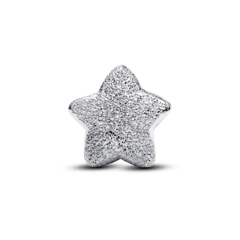 Pandora Moments Textured Star mini hela, hopea, 794050C00