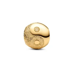 Pandora Moments Textured Yin and Yang mini hela, keltakullattu, 764045C00