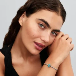 Pandora Moments Turquoise-coloured Ocean hela, hopea, 793897C02
