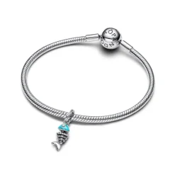 Pandora Moments Turquoise-coloured Fishbone hela, hopea, 793894C01