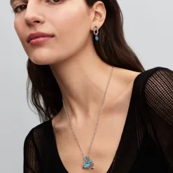 Pandora Moments Turquoise-coloured Whale hela, hopea, 793822C01