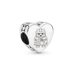 Pandora Moments Viking Heart hela, hopea, 792015C00_E046