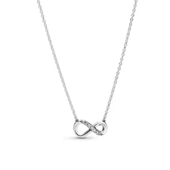 Pandora Sparkling Infinity Collier kaulakoru, hopea, 398821C01-50