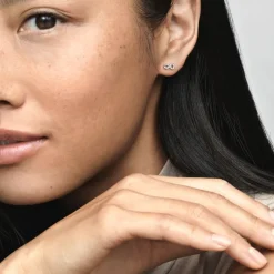 Pandora Sparkling Infinity tappikorvakorut, hopea, 298820C01