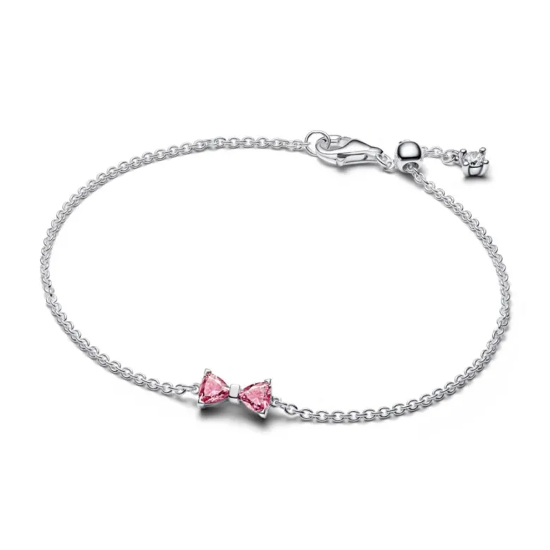 Pandora Timeless Bow Chain rannekoru, hopea, 594234C01