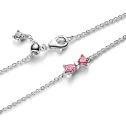 Pandora Timeless Bow Chain rannekoru, hopea, 594234C01