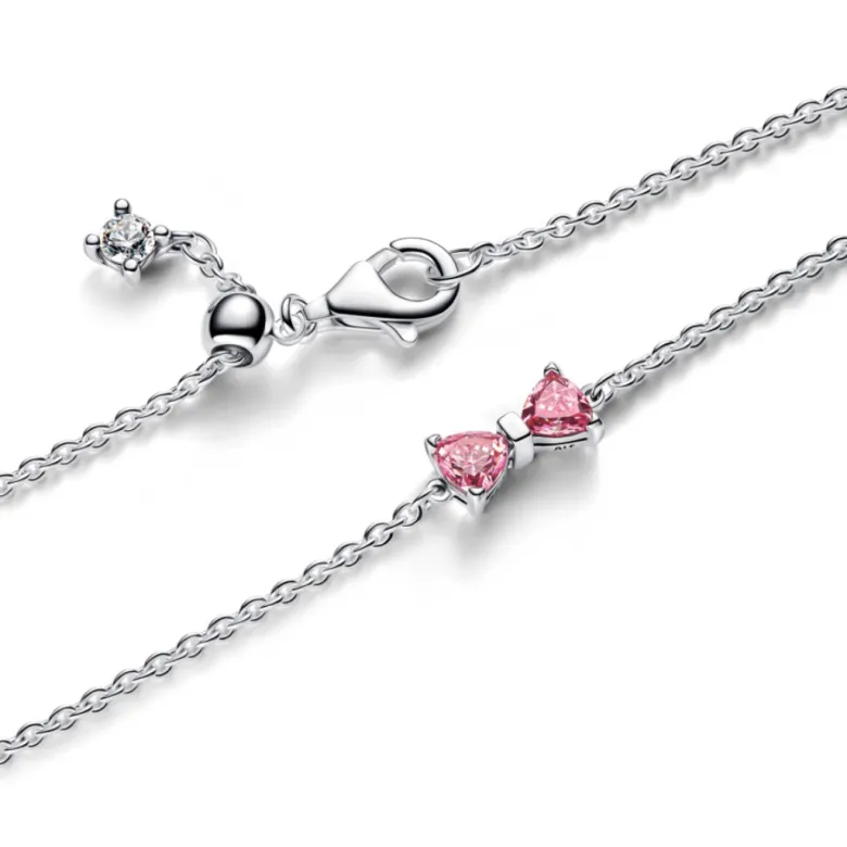Pandora Timeless Bow Chain rannekoru, hopea, 594234C01