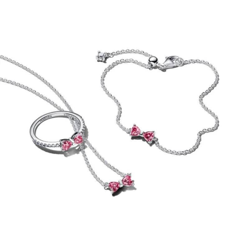 Pandora Timeless Bow kaulakoru, hopea, 394235C01-45