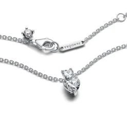 Pandora Timeless Double Heart kaulakoru, hopea, 391229C01-45