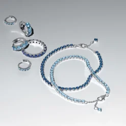 Pandora Timeless Light Blue rengaskorvakorut, hopea, 293849C01