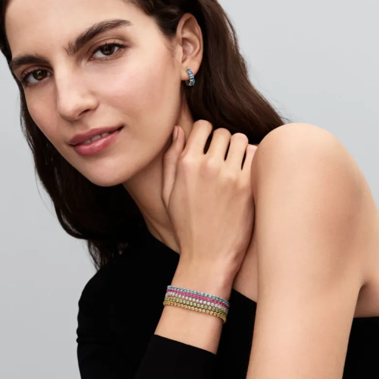 Pandora Timeless Light Blue rengaskorvakorut, hopea, 293851C01